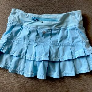 Ivivva light blue skort.  Excellent condition.